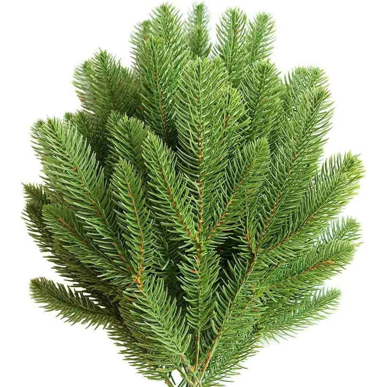 Lush 30-Piece Artificial Pine Picks - Vibrant Greenery for Garland, Wreath,  and Christmas DIY Decor 