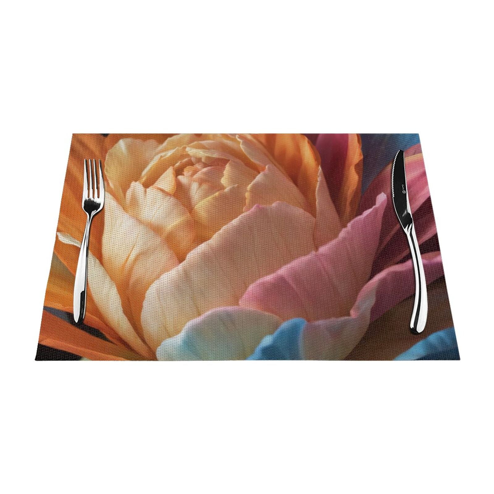 Lush and Close-Up Dining mat, washable, heat-resistant, indoor/outdoor ...