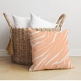 thumbnail image 1 of Lush Cracks Peach Throw Pillow, 1 of 4