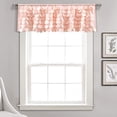 thumbnail image 1 of Lush Décor, 14” x 70”, Blush Gigi Valance Textured Window Kitchen Curtain (Single), 16T004609, 1 of 5