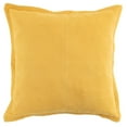 thumbnail image 1 of Lush Decor 100% Polyester Faux Suede Decorative Pillow Mineral Yellow Single 20X20+0.75, 1 of 11
