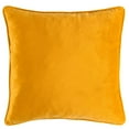 thumbnail image 1 of Lush Decor 100% Polyester Solid Velvet Decorative Pillow Mineral Yellow Single 20X20, 1 of 8