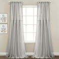 thumbnail image 1 of Lush Decor 100% Polyester Tulle Skirt Solid Window Curtain Panels Light Gray 40x84 Set, 1 of 11