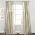 thumbnail image 1 of Lush Decor 100% Polyester Tulle Skirt Solid Window Curtain Panels Neutral 40x84 Set, 1 of 11