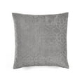 thumbnail image 1 of Lush Decor 100% Polyester Velvet Geo Decorative Pillow Cover Dark Gray Single 20x20, 1 of 11