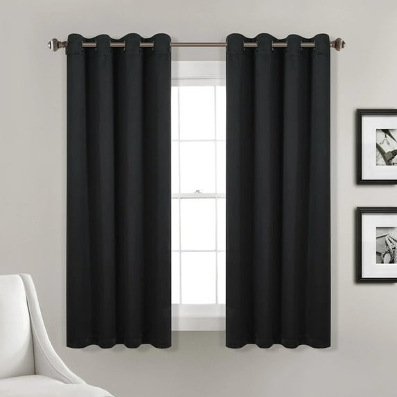 Lush Decor 2 Piece Blackout Curtain Set
