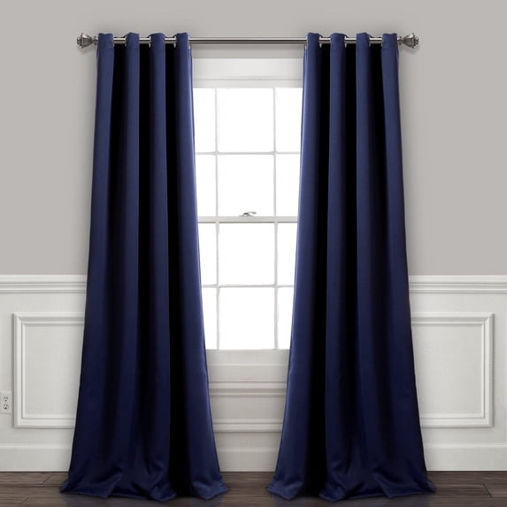 Lush Decor 2 Piece Blackout Curtain Set