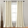 thumbnail image 1 of Lush Decor 2 Piece Geometric Light Filtering Curtain Set, 1 of 11