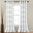 thumbnail image 1 of Lush Decor 2 Piece Geometric Light Filtering Curtain Set, 1 of 11