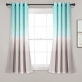 thumbnail image 1 of Lush Decor 2 Piece Ombre Light Filtering Curtain Set, 1 of 11