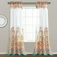Lush Decor 2 Pieces Damask Sheer Curtain Set - Walmart.com