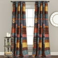 thumbnail image 1 of Lush Decor 2 Pieces Geometric Room Darkening Curtain Set, 1 of 11