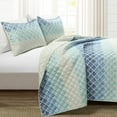 thumbnail image 1 of Lush Decor 320 Thread Count 3 Piece Quilt Set, King, 1 of 11