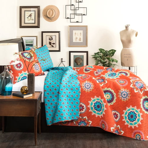 Lush Decor Adrianne 3-Piece Quilt Bedding Set