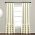 thumbnail image 1 of Lush Decor Allison Ruffle Window Panel Blackout - Blush-Single- 84 x 40, 1 of 11