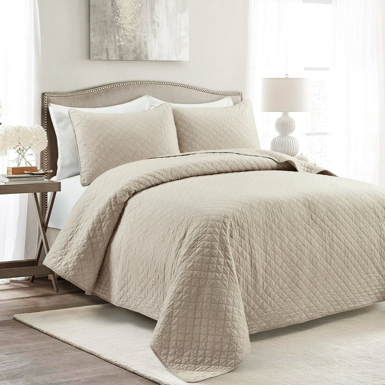 Solid cotton quilt top