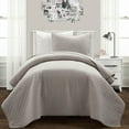 thumbnail image 1 of Lush Decor Ava Diamond Quilt Set, 1 of 10