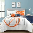 thumbnail image 1 of Lush Decor Basketball Game Collection 5 Pieces Quilt Bedding Sets, Queen, 1 of 11