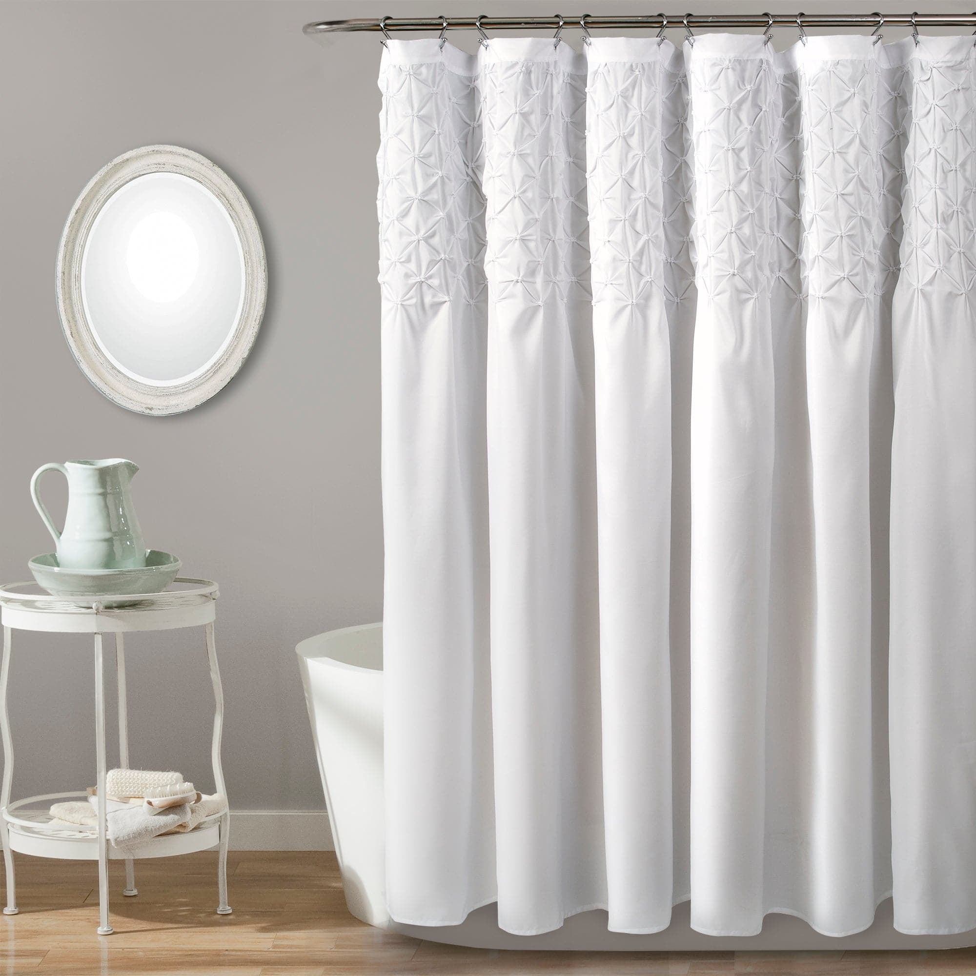 Lush Décor Leah Shower Curtain, 72 x 72 - Macy's