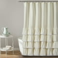 thumbnail image 1 of Lush Decor Beige Solid Print Shower Curtain, 72" x 72", 1 of 11