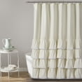 thumbnail image 1 of Ella Lace Ruffle 72"x72" Shower Curtain, 1 of 1
