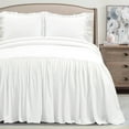 thumbnail image 1 of Lush Decor Belgian Flax Bedspread - Gray - Full/Queen, 1 of 11