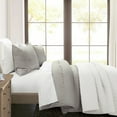 thumbnail image 1 of Lush Decor Belgian Flax Duvet Cover - Gray - Full/Queen, 1 of 10