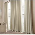 thumbnail image 1 of Lush Decor Belgian Flax Prewashed Linen Rich Cotton Blend Solid Pattern Rod Pocket Window Curtain Panel Single Linen 50x108, 1 of 11