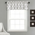 thumbnail image 1 of Lush Decor Bellagio Valance - Gray - 18 x 52, 1 of 4