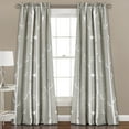 thumbnail image 1 of Lush Decor Bird On The Tree Room Darkening 84" x 52" + 2" Header Nature Gray 100% Polyester 3" Rod Pocket 2-Pc Set Window Panel, 1 of 10