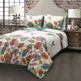 thumbnail image 1 of Lush Decor Bird and Flower Quilt 3-Piece Set, 1 of 4