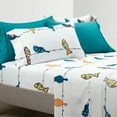 thumbnail image 1 of Lush Decor Blue, White, Multi-color Animal Print Polyester Sheet Sets, Queen, (6 Pieces ), 1 of 11