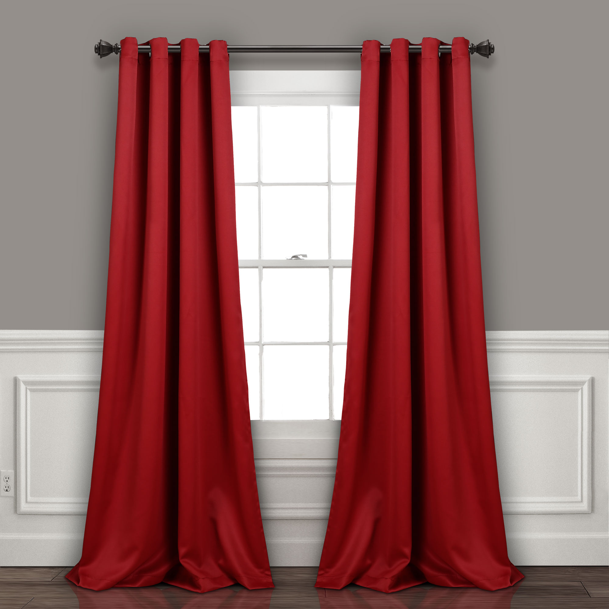 Lush Decor Grommet Insulated Blackout Curtains - Walmart.com