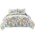 thumbnail image 1 of Lush Decor Boho Botanical Floral Quilt 3 Piece Set Full/ Queen Yellow & Multi - Floral Bedding Set - Reversible Quilt - Flower Print - Scandinavian & Boho Bedroom Décor, 1 of 9