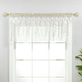 thumbnail image 1 of Lush Decor Boho Macramé Textured Valance - Gray, 1 of 11