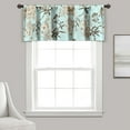 thumbnail image 1 of Lush Decor Botanical Garden Valance - Blue - 18 x 52, 1 of 11