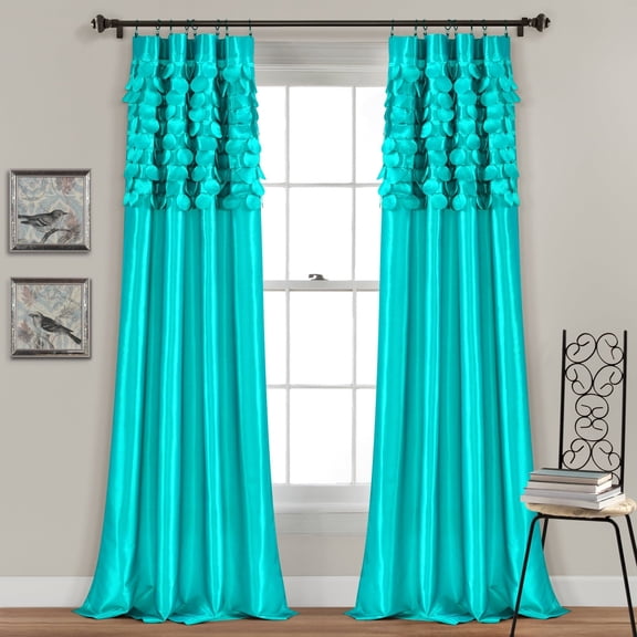 Lush Decor Circle Dream Window Curtain Set