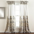 thumbnail image 1 of Lush Decor Clara Window Panels Light Filtering - Yellow/Brown - 84 x 52, 1 of 5