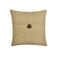 thumbnail image 1 of Lush Decor Clayton Woven Button Decorative Pillow Cover Taupe Single 20 in x 20 in, 1 of 11