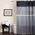 thumbnail image 1 of Lush Decor Cocoa Flower Shower Curtain, 1 of 2
