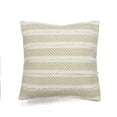 thumbnail image 1 of Lush Decor Columns Decorative Pillow Gold/Off White Single 20X20, 1 of 6