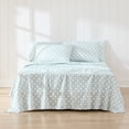 thumbnail image 1 of Lush Decor Daisy Checkered Sheet Set 6 Piece Set Queen Aqua - Checkered Sheets - Floral Bed Sheets - Queen Sheets - Boho Flower Print - Retro Decor, 1 of 10