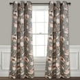 thumbnail image 1 of Lush Decor Delsey Floral Window Panels Blackout - Blush/Gray - 84 x 38, 1 of 8