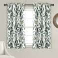 thumbnail image 1 of Lush Decor Devonia Allover Window Panels Light Filtering - Navy/Green - 108 x 52, 1 of 11