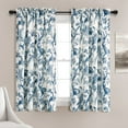 thumbnail image 1 of Lush Decor Dolores Window Panels Light Filtering - Blue - 84 x 52, 1 of 11