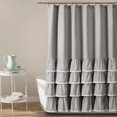 thumbnail image 1 of Lush Decor Ella Ruffle Shower Curtain, 1 of 11