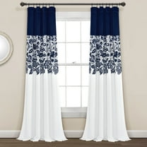 Lush Decor Estate Garden Print Room Darkening Window Curtain Panels Set