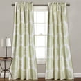 thumbnail image 1 of Lush Decor Evelyn Medallion Room Darkening Window Curtain Set, 1 of 4