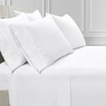 thumbnail image 1 of Lush Decor  Farmhouse Milo Solid Sheet Set White - 6 Piece Bedding Set - Full Size, 1 of 5