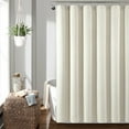 thumbnail image 1 of Lush Decor Farmhouse Vintage Stripe Yarn Dyed Cotton Shower Curtain Neutral Single 72X72, 1 of 11